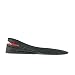 3-Layer Air up Height Increase Elevator Shoes Insole Lift Kit - 6 cm (approximately 2.4 inches) Heels Inserts for Men and Women (3-Layer, Black)