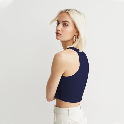 Image of KERI PERRY Tops for Women Crop Top for Women's Tank Activewear Tee Sports Western Casual Cotton Camisole Pack of 3 Combo
