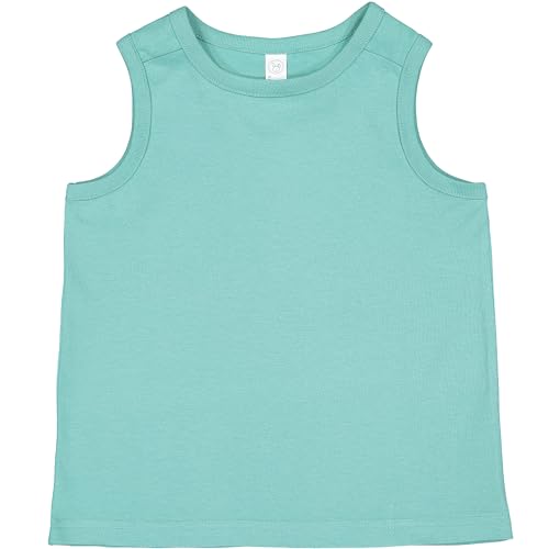 RABBIT SKINS Fine Jersey Toddler Tank Boy & Girl | Kids Tank Top| Blank Child Sleeveless