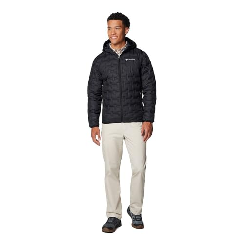 Columbia Men's Delta Ridge Down Hooded Jacket Hooded Puffer Down Jacket (pack of 1)