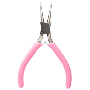 Ideen mit Herz Alicates redondos de doble resorte cromados | Alicates para trabajos de alambre, bisuterÃ­a, bricolaje, manualidades