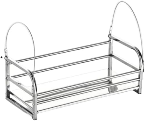 QeMiyg 壁掛けステンレス製フラワースタンド 70cm 防錆・耐久 花台 園芸ラック 植木鉢置き ハンギングプランター対応 室内/屋外/ベランダ用 省スペース プラントスタンド ガーデニング初心者・園芸愛好家向け (60cm)