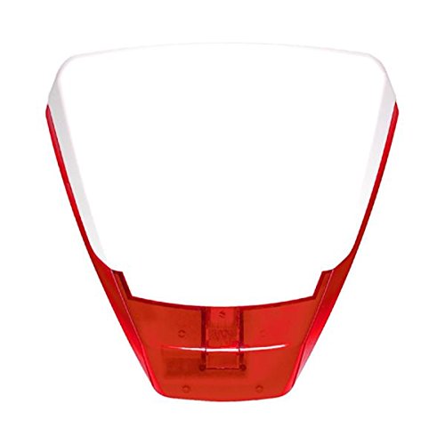 Deltabell Plus LED Backlit External Piezo Sounder Alarm Bellbox Bell Box with Blank Cover - Red