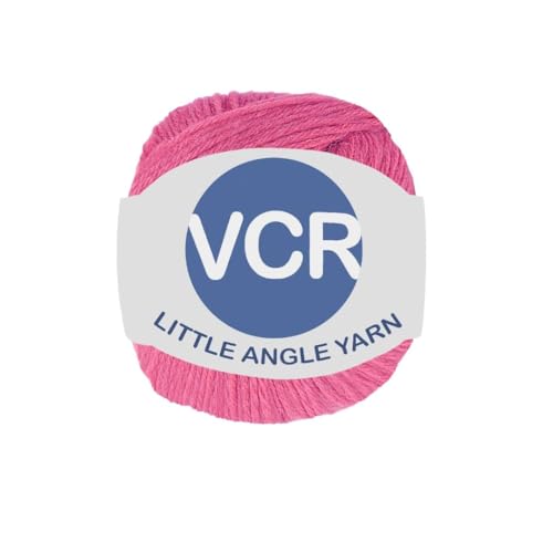 Image of VCR 4 Ply Pink Little Angle Yarn, 25 Grams, 92 Meters Length, 100% Acrylic Soft Baby Knitting Yarn for Crochet, Newborn Sweaters, Soft Baby Socks, Mittens and Leggings, Pack of 1