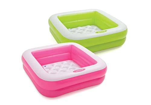 Image of V24 Wetset Collection Inflatable Square Pools for Kids 1 to 3 Years Old | Big Bath Kiddie Pool for Summer (Play Box Pool)