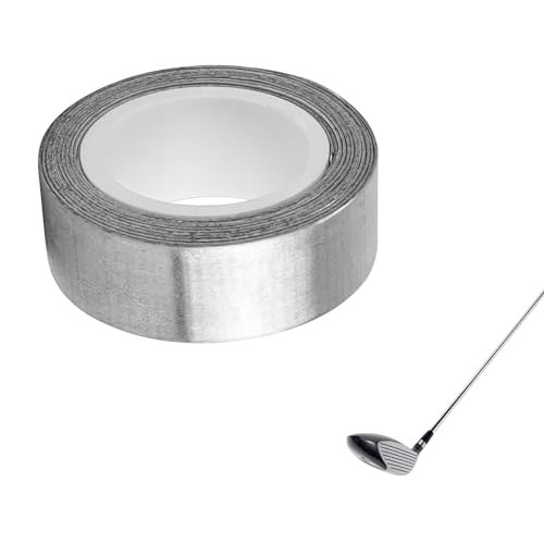 LINTRA Nastro di Piombo da Golf, Taglio Libero Nastro di Piombo Adesivo (1,2 cm x 107 cm), Nastro di Piombo ad Alta Densità Adatto per Mazze da Golf, Canne da Pesca, Racchette da Tennis