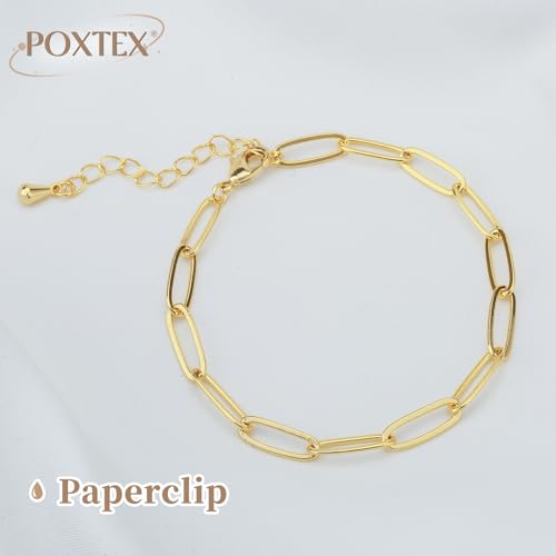 Image of Extra Large Anklets for Women Waterproof, 14K Gold Plated Stack Anklets for Women Plus Size, 10 inch+2 inch Non Tarnish Large Ankle Bracelets for Women, Summer Big Ankles Set, Beach Bikini Vacation Jewelry
