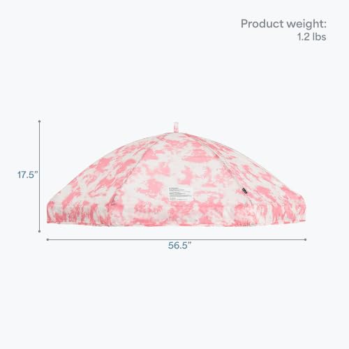 Image of Dream On Me Onyx Playpen Canopy Top, Sun Shade that Blocks Up to 98% UVA /UVB Rays, Breathable Mesh, Removable Tent Top Accessory for Onyx Playpen, Blush Pink
