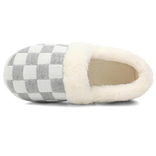 50% Off UBFEN Women's Fuzzy House Slippers with Memory Foam