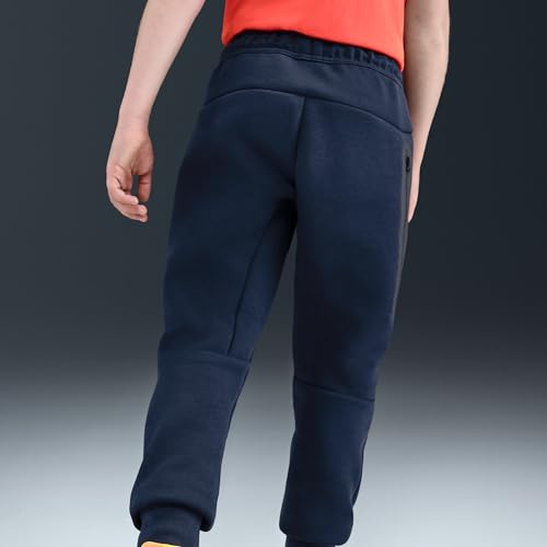 Nike Sportswear Tech Fleece Big Kids' Joggers (Obsidian/Black/Black)3
