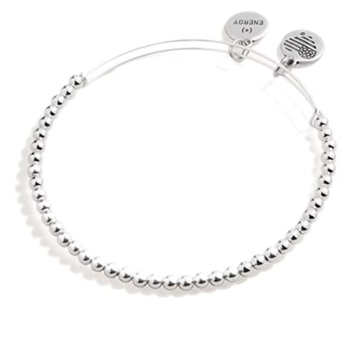 Alex and Ani Accents Beaded Expandable Bangle for Women, Dot Beads, 2 to 3.5 in