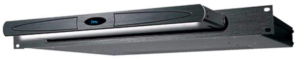 Designer Inspired Rack Light with 15 Amp Power Distribution Finish: Black Brushed and Anodized