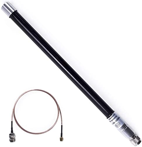 LoRa Antenna 3dBi Real Gain Gateway Outdoor LoRaWan Antenna 915MHz Fiberglass with Lossless Cable for LORA Gateway Node US915