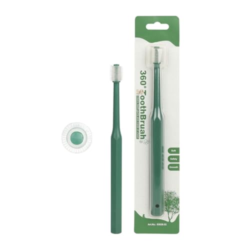 Spazzolino da denti per cani e gatti con setole morbide a 360 gradi per la cura dei denti