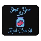 Verschleißfest Schreibtischunterlage, Deckel schließen und Dosen einmachen Spaß urkomische Abfüllung Verarbeitung Mauspads Rutschfest Tischunterlage für Laptops Computer Tastatur