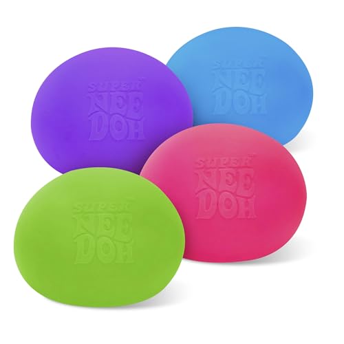 Schylling Brand Original Super Nee Doh Stress Ball Fidget Toy - Huge 4.5" in Diameter - Jumbo Squishy Squeezy Fun - Colors Assorted - Ages 3+ image 12