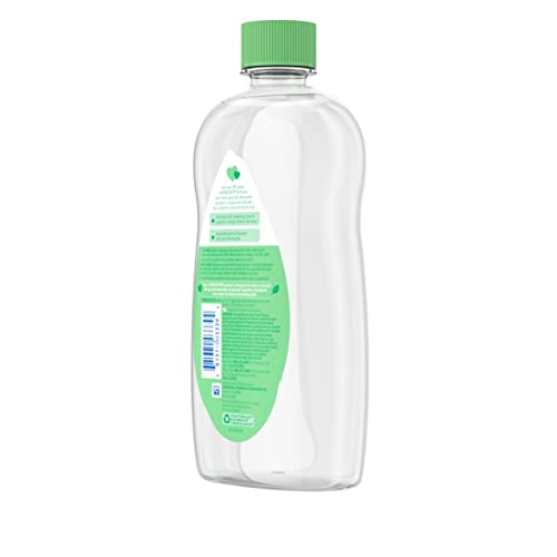 Image of Johnson's Baby Oil, Aloe Vera & Vitamin E, 20 fl oz, 6 Pack