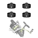 Booms Fishing SB1 Fishing Reel Belts, 4 Pack Fishing Line Spool Protector, Fishing Reel Accessories, Nylon Elastic Straps, Size S for 500~1500 Reels