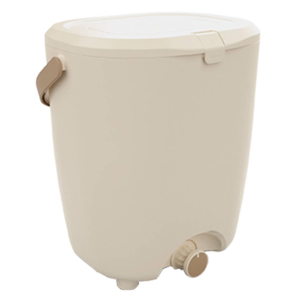 HOZELOCK - Bokashi Twin Pack, Kitchen Composter, 15 litres, Made from 40% Recycled Plastic, Off-White [100-100-500]