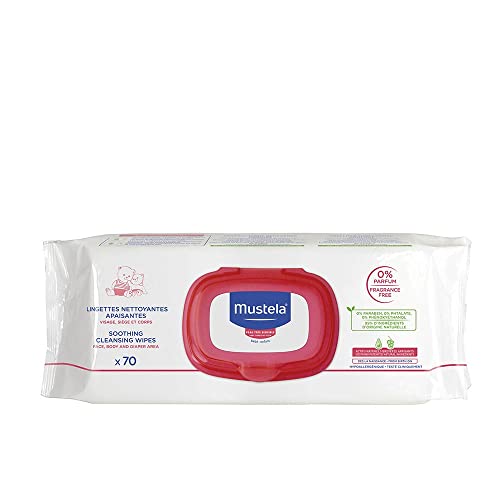 Toallitas limpiadoras Mustela Lenitive 70 unidades
