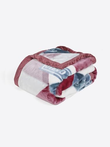 Image of Monte Carlo Single Bed Heavy Winter Blanket Lavish Plus 2 Ply Box Pack 900 GSM | 3.2 KG (220x160 CM), Multi