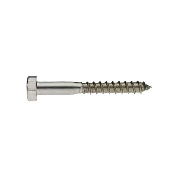 Reidl Sechskant Holzschrauben 7 x 140 mm DIN 571 A2 blank 100 Stück – Bild 3