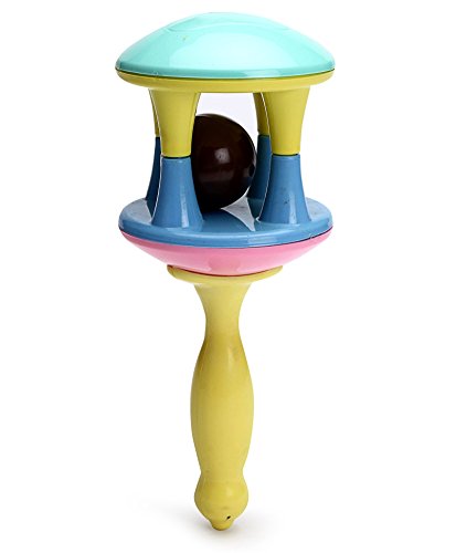 Ratna’s Musical Ding Dong Rattle Toy Multicolour for Toddlers, New Born Babies, Non Toxic
