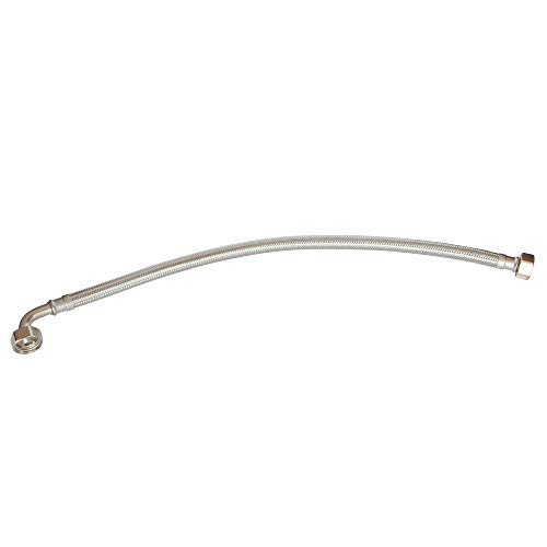 SOMATHERM for You Sanitary Hose 3/4 inch with Double Angled Rotating nut, Length 1000 mm, DN10, Stainless Steel and EPDM