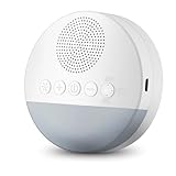 Aparelho de Som Ruído Branco Útero Ninar Acalmar Bebê Criança Relaxante Dormir Som suave Luz de Respiração Suave 15/30/60 Sincronização Inteligente Para Pessoas de Todas as Idades