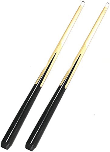 Set de 2 tacos cortos para billar de madera de fresno 50-122 cm miniatura 1