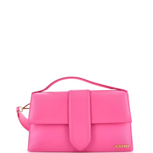 Jacquemus, Pre-Loved Le Bambinou Flap Bag Leather, Pink