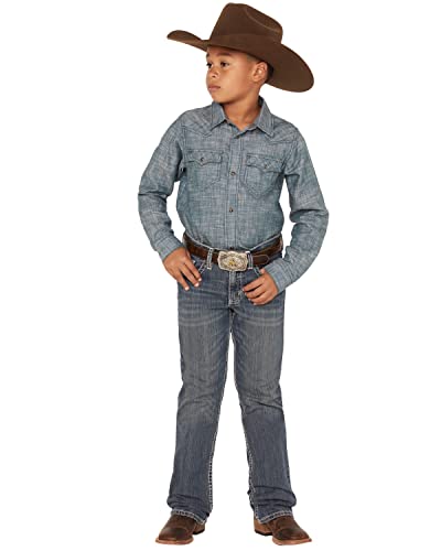 Cody James Boys' Stone Cold Wash Slim Boot Stretch Jeans - Cbsu22j14-Big