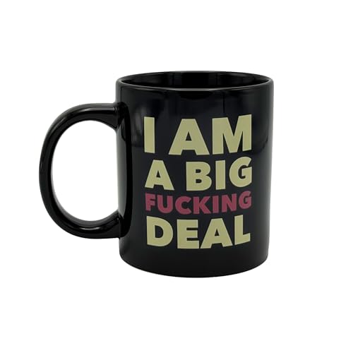 Taza de café grande Island Dogs 22 oz, cerámica negra miniatura 3