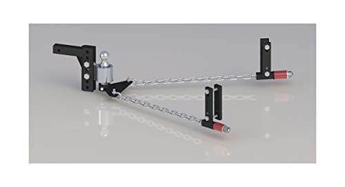 Image of Andersen Hitches Weight Distribution Hitch 2 Inch Shank 8 Inch Drop 2 Inch Ball 10K GTWR 3 4 5 6 Inch Brackets Anti-Sway