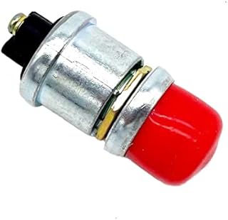 Full Spectrum Parts 12V 50A Waterproof Switch Push Button Cars Boat Track Horn Engine Start Starter - Red Cap (WHS-1250-R)