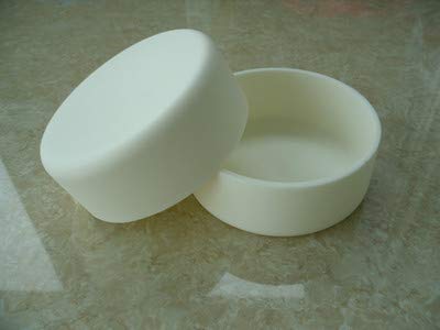 Crogiolo Circolare in corindone di allumina di Elevata purezza 99,5% Al2O3 dia100x35mm / Crogiolo in Ceramica Al2O3 / Crogiolo sinterizzato
