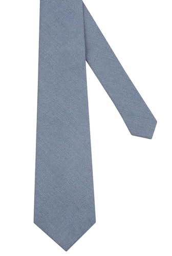Image of Mens Solid Linen Ties - Slim Pattern Necktie for Men Wedding Groomsmen