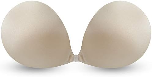 NuBra Seamless Super Light Adhesive Bra, B Cup, Nude at Amazon Women’s