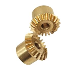 Mfupr Stożkowa Przekładnia Zębata Mosiężna 2szt