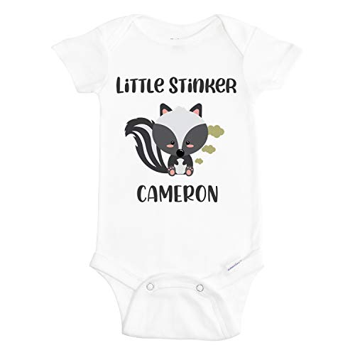 Little Stinker Onesie - Little Stinker Baby Onesie Personalized - Little Stinker Baby Shower Bodysuit - Little Stinker Baby Outfit Unisex - Funny Skunk Onesie for Baby - Funny Skunk Baby Outfit