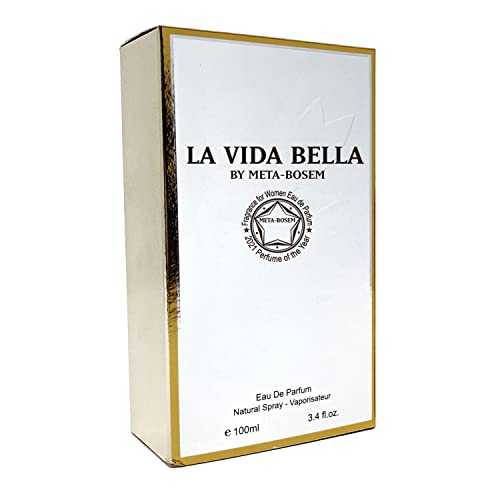 Meta-Bosem La Bela Eau De Parfum Spray For Women, Wonderful Gift, Gourmand Fragrance, Daytime And Casual Use, For All Skin Types, A Classic Bottle, 3.4 Fluid Ounce #TOP2