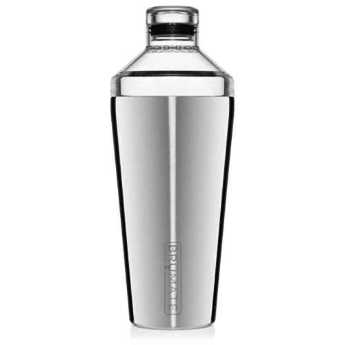 BrÃ¼Mate Shaker, 20oz Triple-Insulated Stainless Steel Cocktail Shaker and Tumbler With Clear, Shatter-Proof Top and Lid (Stainless Steel)