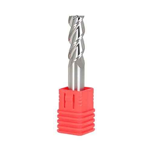Image of kimllier 5Pcs 3 /8 Inch 3 Flute 45 Degree Helix Alu-Power Carbide Square High Speed End Mill Set