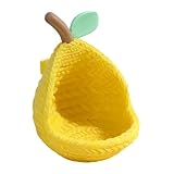 Para pájaros para jaula, cueva en forma de pera con almohadilla de algodón | para loros | para jaula inseparable canario pinzón conejo conejo conejo invierno y verano