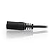 C2G Legrand 3.5mm Male to Female Cable, Stereo Audio Extension Cable, Black Auxillary Port Extension Cable, 5 Foot Audio Extension Cable, 1 Count, C2G 13787
