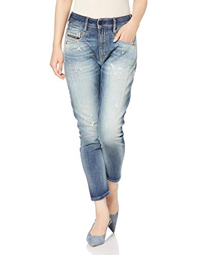 Preisvergleich Produktbild Diesel Damen D-FAYZA Boyfriend Jeans, 02 Black Denim, 24W / 32L
