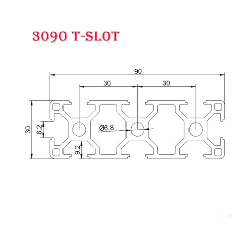 Profilé aluminium pour éliminer les vibrations de votre CNC 3090