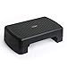 joyionic Planche de step Fitness Aérobic Stepper Appareil de fitness multifonctionnel, réglable en hauteur 45 x 27 x 7/13 cm, surface antidérapante, noir