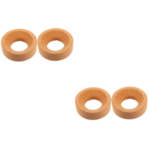 NAMOARLY 2sets Experiment Flask Holder Cork Mat Flask Stand Cork Base Lab Equipment 2pcs*2