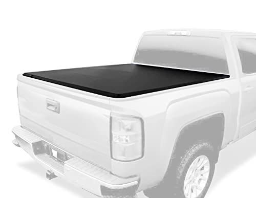 vks Soft Tri-Fold Truck Bed Tonneau Cover Compatible with 2015-2020 Ford F150 Extra Short Bed 5'5"